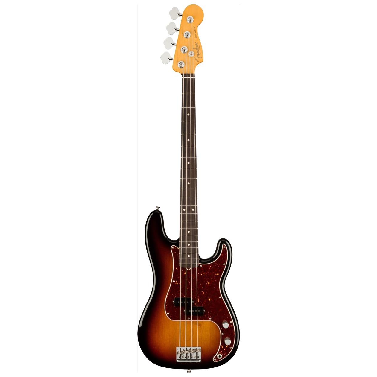 Fender American Professional II Precision Bass, Rosewood Fingerboard, 3-Color Sunburst inclusief Deluxe Molded Case