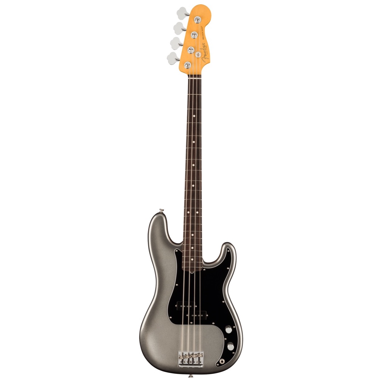Fender American Professional II Precision Bass, Rosewood Fingerboard, Mercury inclusief Deluxe Molded Case