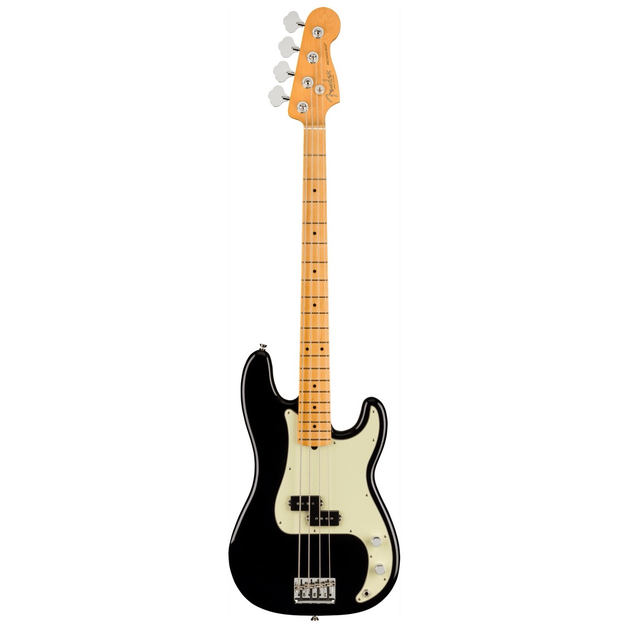 Fender American Professional II Precision Bass, Maple Fingerboard, Black inclusief Deluxe Molded Case