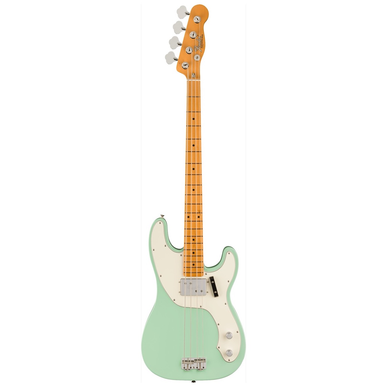 Fender Vintera II '70s Telecaster Bass, Maple Fingerboard, Surf Green inclusief Gig Bag