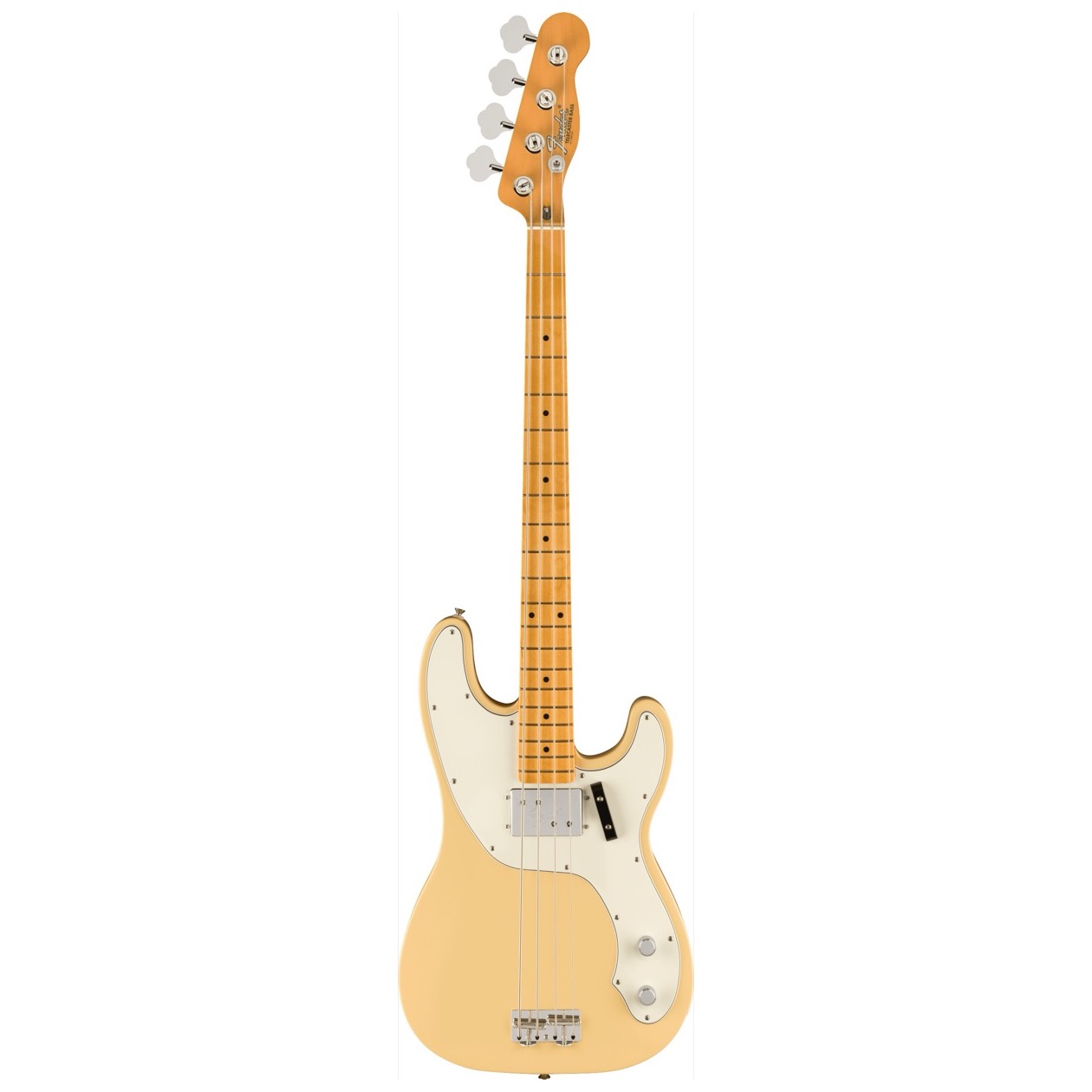 Fender Vintera II '70s Telecaster Bass, Maple Fingerboard, Vintage White inclusief Gig Bag