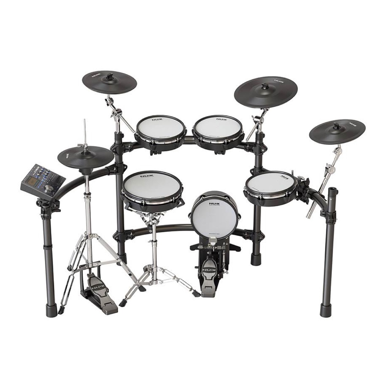 Nux DM 8 / DM8 All Mesh Head (REMO) Digital Drum Kit, Topkwaliteit Digitaal Drumstel, DIRECT LEVERBAAR, Nieuw in doos en geheel compleet !