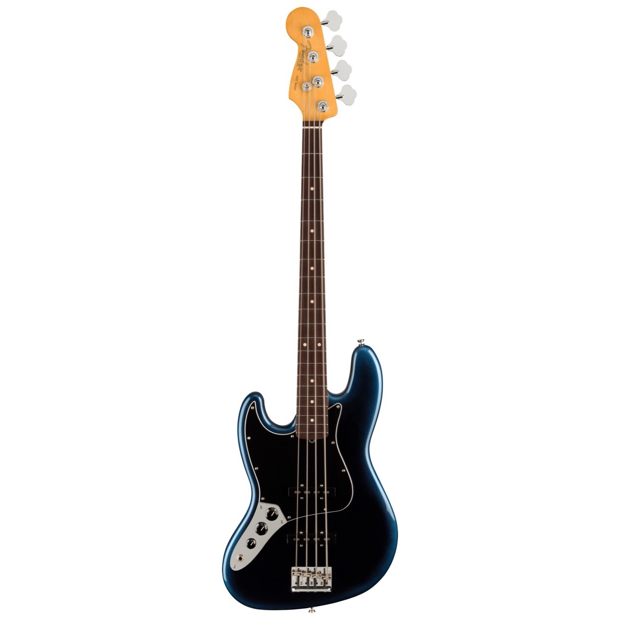 Fender American Professional II Jazz Bass, LEFT HAND, Rosewood Fingerboard, Dark Night inclusief Deluxe Molded Case