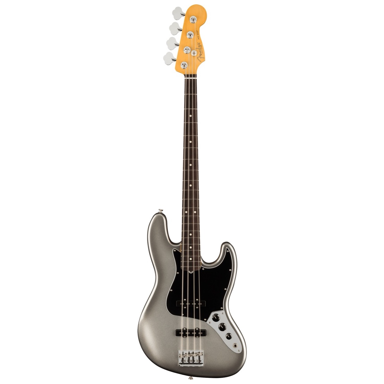 Fender American Professional II Jazz Bass, Rosewood Fingerboard, Mercury inclusief Deluxe Molded Case