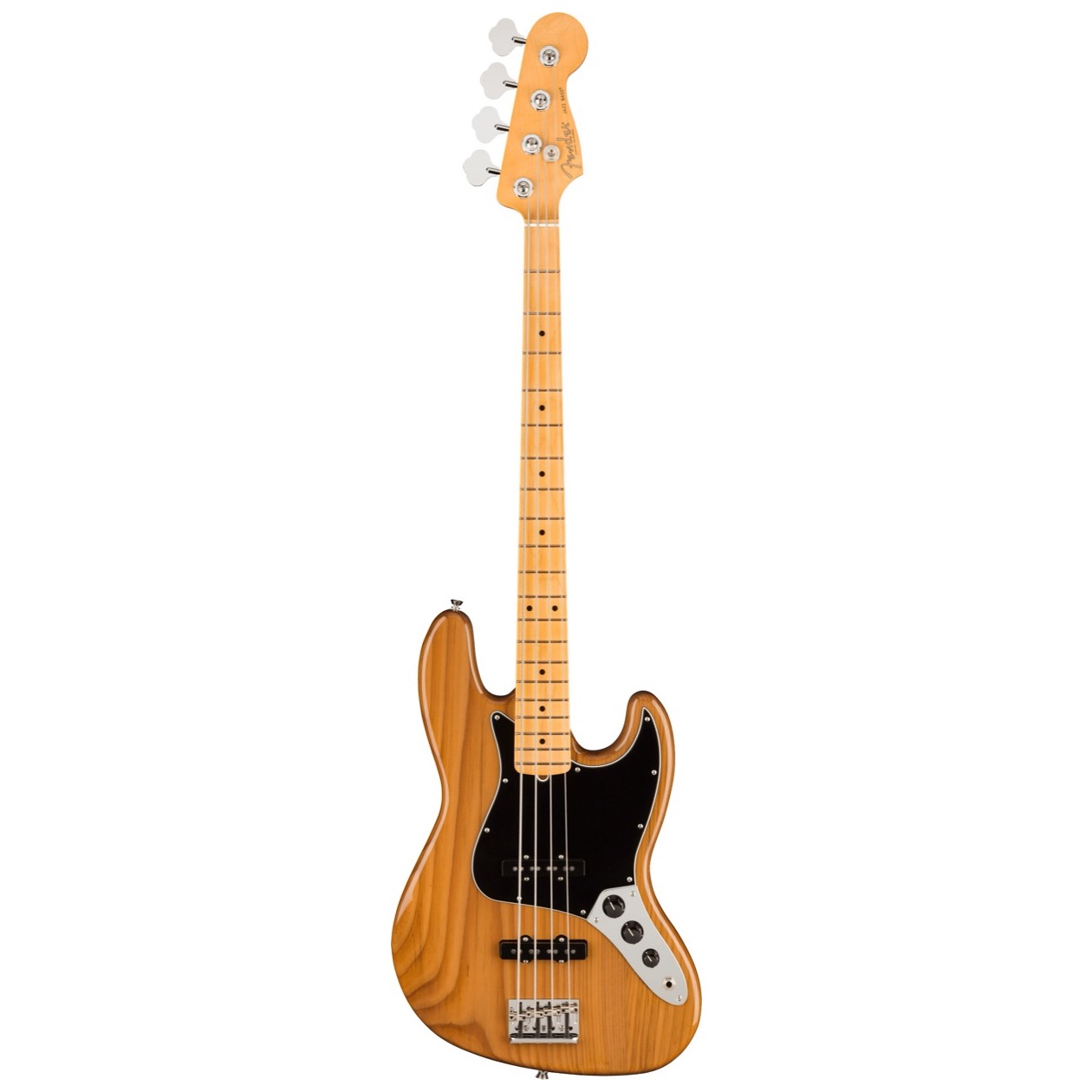 Fender American Professional II Jazz Bass, Maple Fingerboard, Roasted Pine inclusief Deluxe Molded Case