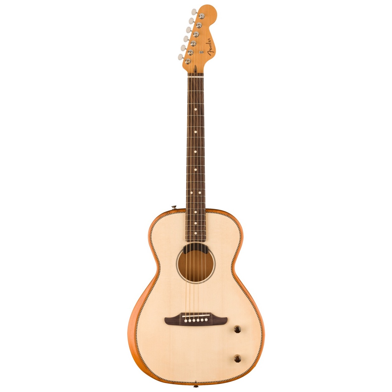 Fender Highway Series Parlor, Rosewood Fingerboard, Natural inclusief Deluxe Gig Bag