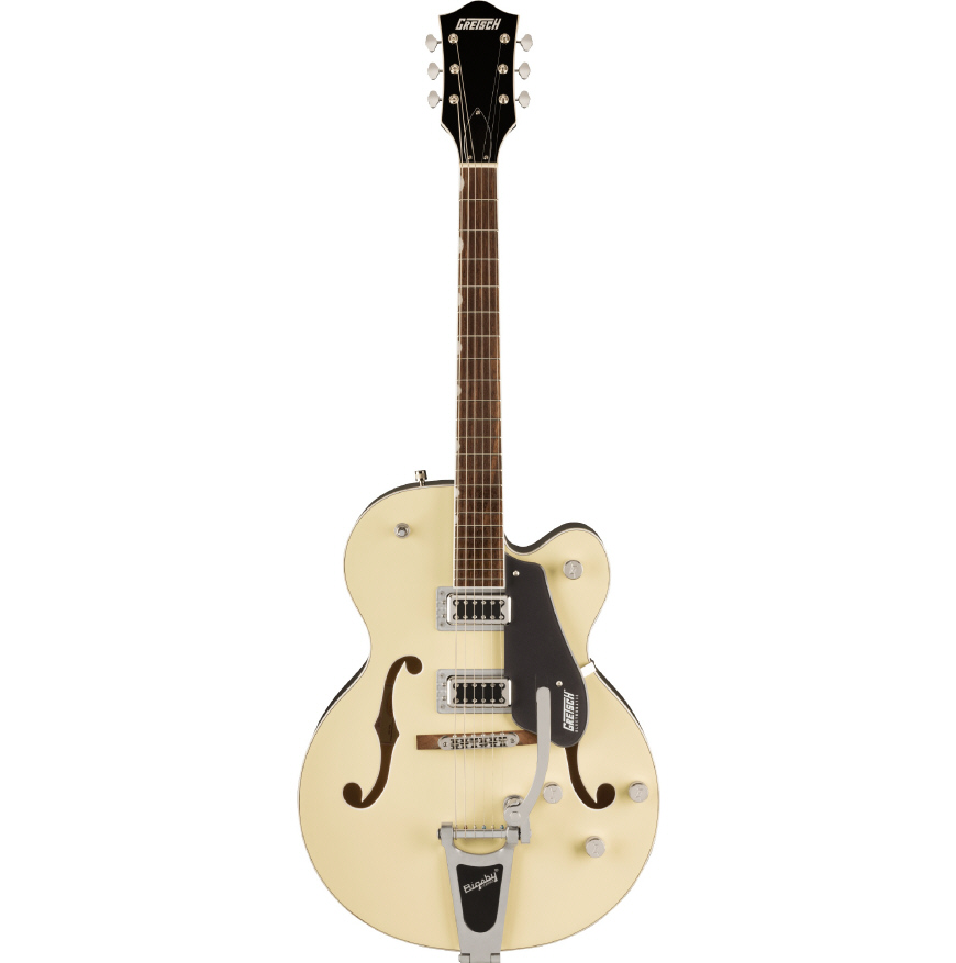 Gretsch G 5420T / G5420T Electromatic Classic Hollow Body Single Cut with Bigsby, Laurel Fingerboard, Two-Tone Vintage White/London Grey NIEUW 2024 MODEL
