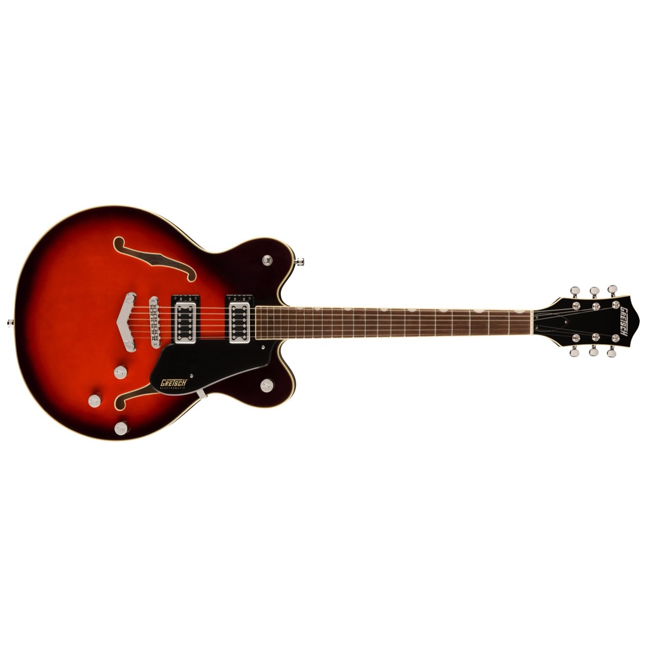Gretsch G 5622 / G5622 Electromatic Center Block Double Cut with V-Stoptail, Laurel Fingerboard, Claret Burst Model 2508300561