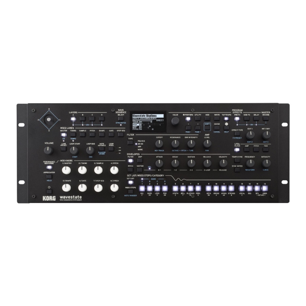 Korg Wavestate Module Desktop/Rack Wave Sequencing Synthesizer