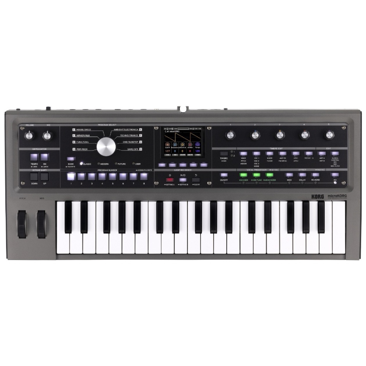 Korg MicroKORG 2 Synthesizer / Vocoder MEIBERGEN SUPERDEALS TOT EN MET 31 DECEMBER 2026