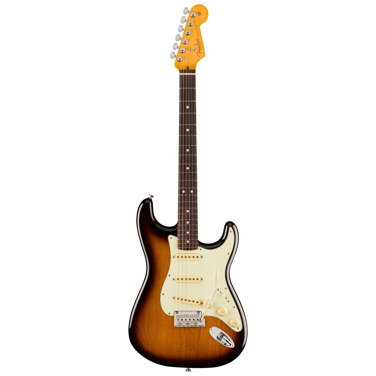 Fender American Professional II Stratocaster, Rosewood Fingerboard, Anniversary 2-Color Sunburst, Elektrische gitaar incl. Luxe Molded Case