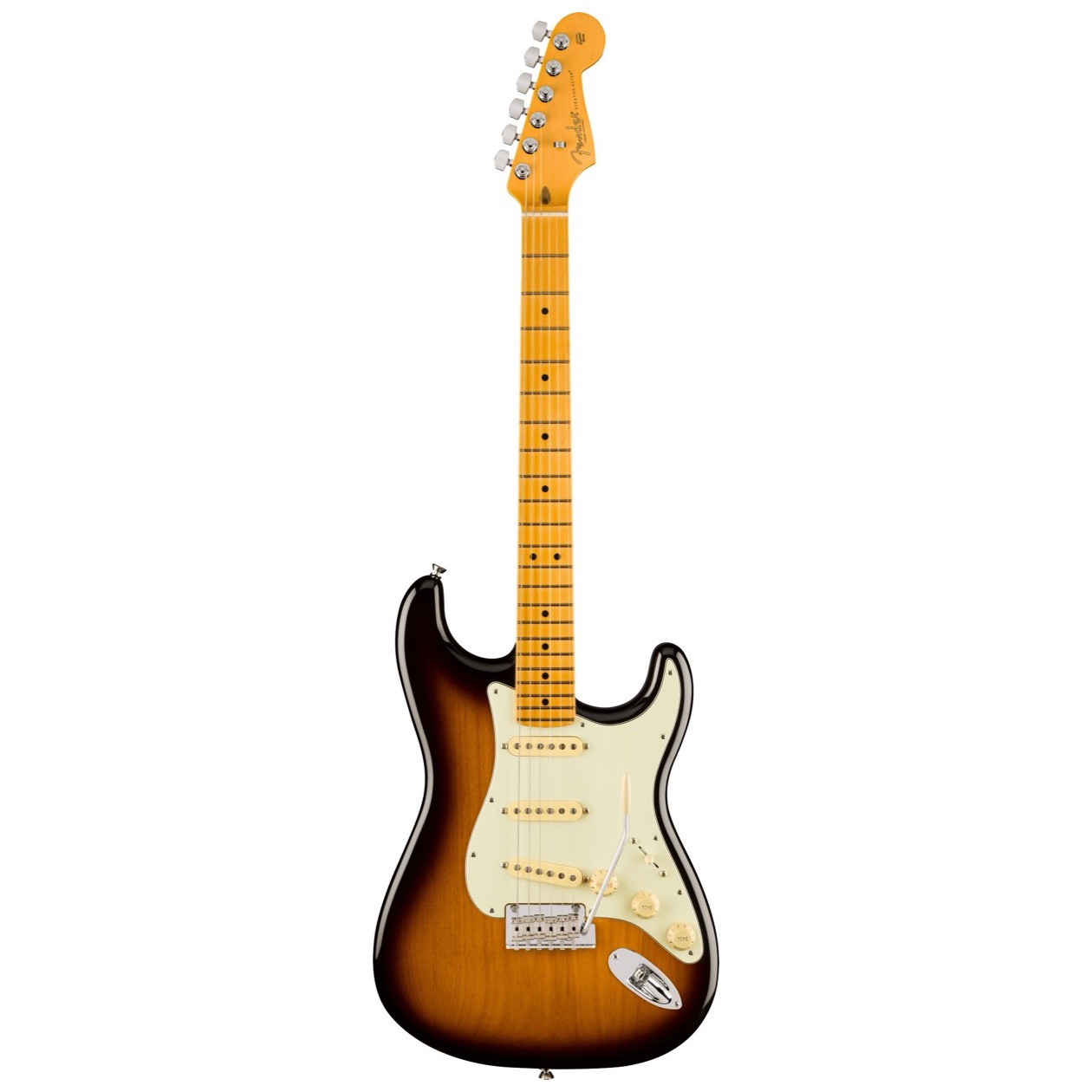 Fender American Professional II Stratocaster, Maple Fingerboard, Anniversary 2-Color Sunburst, Elektrische gitaar incl. Luxe Molded Case