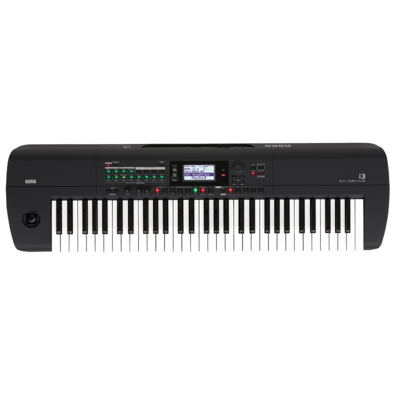 Korg i3 Music Workstation Arranger 61 toetsen, Super Matte Black MEIBERGEN SUPERDEALS TOT EN MET 31 DECEMBER 2026