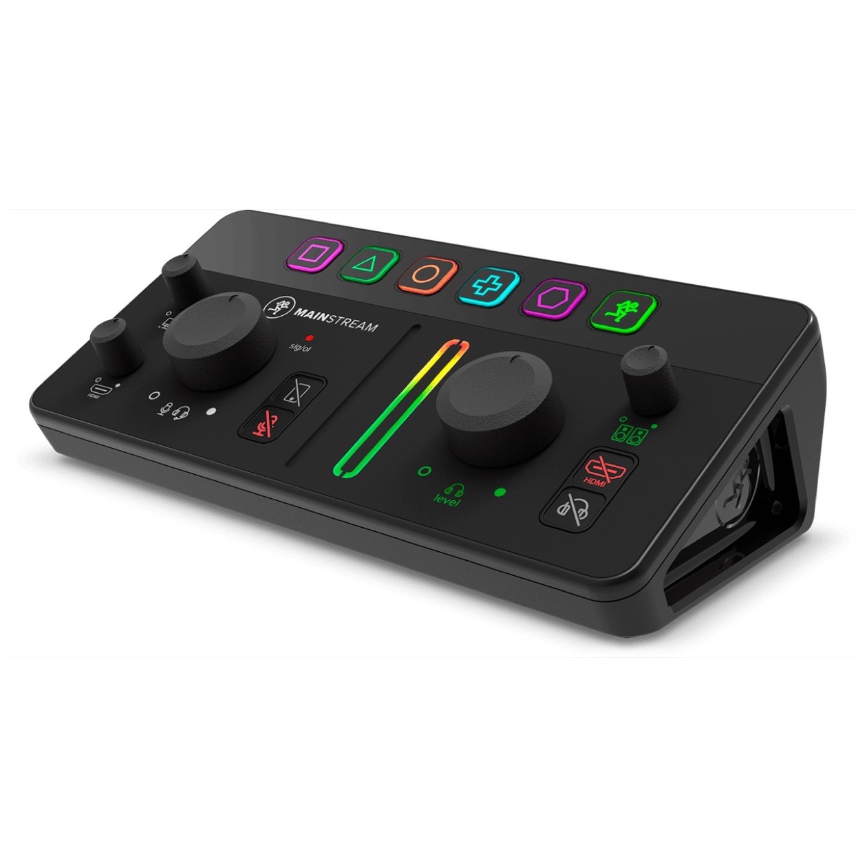 Mackie Mainstream Complete live streaming and video capture interface with Mackie MainStream programmable control keys