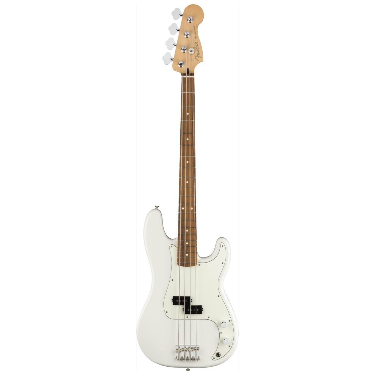 Fender Player Precision Bass, Pau Ferro Fingerboard, Polar White Elektrische Bas Gitaar