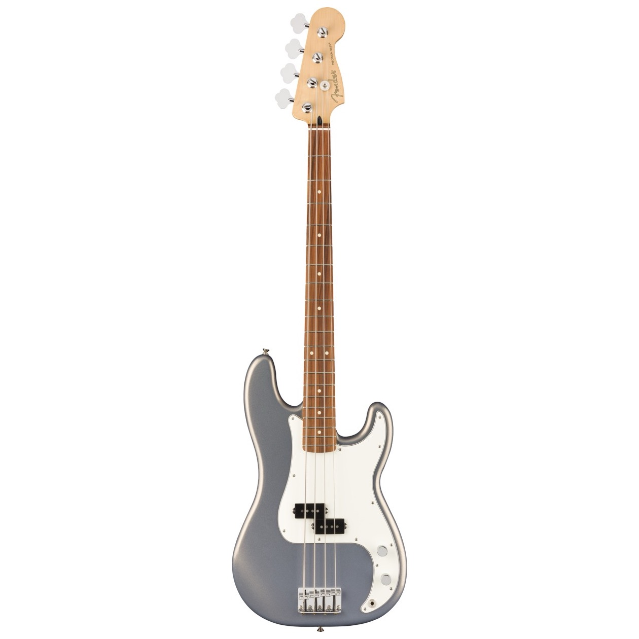 Fender Player Precision Bass, Pau Ferro Fingerboard, Silver Elektrische Bas Gitaar