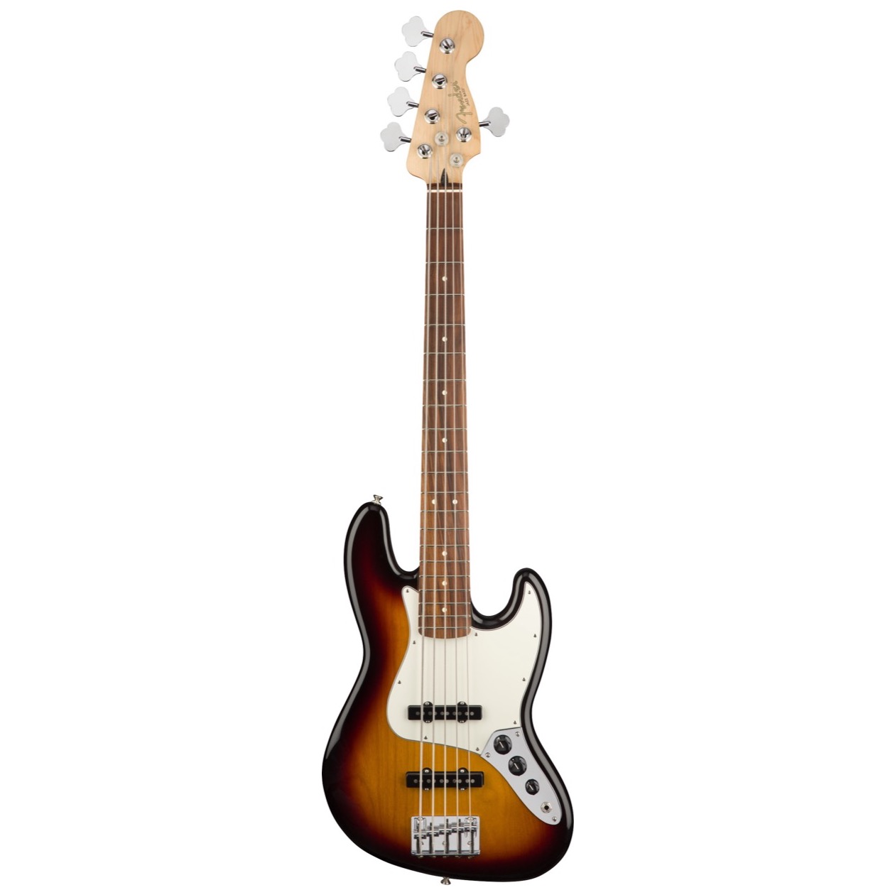 Fender Player Jazz Bass V, Pau Ferro Fingerboard, 3-Color Sunburst Elektrische Bas Gitaar