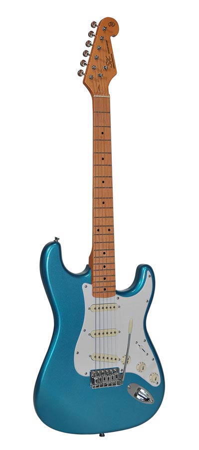 SX SST 57 Stratocaster Lake Placid Blue Elektrische Gitaar inclusief SX Gig Bag