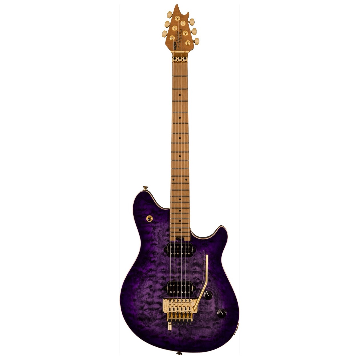 EVH Wolfgang Special QM, Baked Maple Fingerboard, Purple Burst Elektrische Gitaar