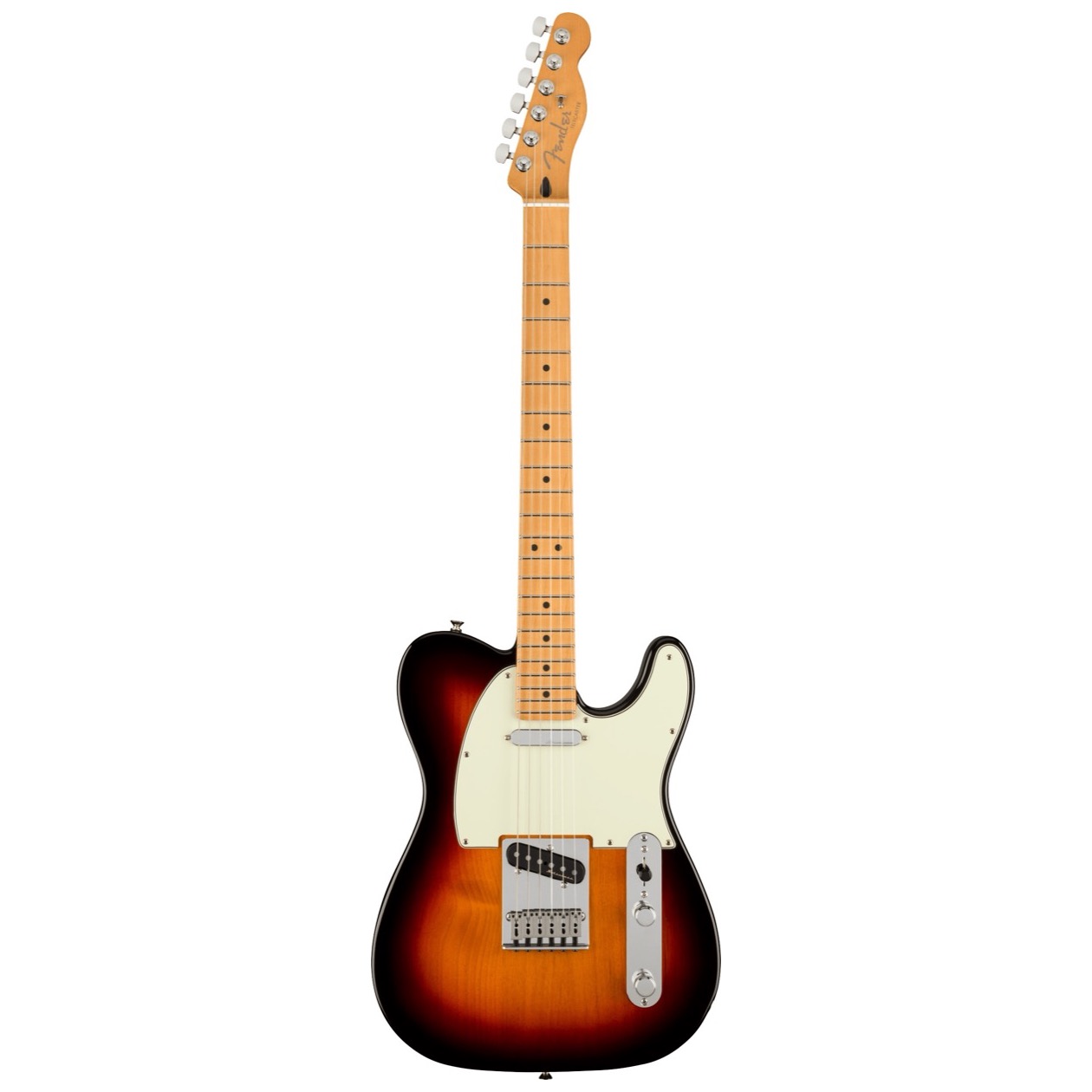 Fender Player Plus Telecaster, Maple Fingerboard, 3-Color Sunburst inclusief Fender Gig Bag SUPERPRIJS !