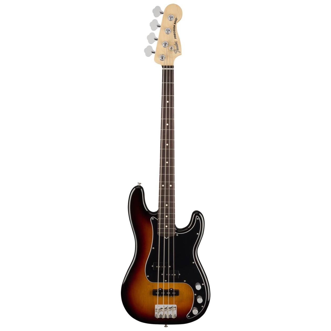 Fender American Performer Precision Bass, Rosewood Fingerboard, 3-Color Sunburst inclusief Deluxe Gig Bag!