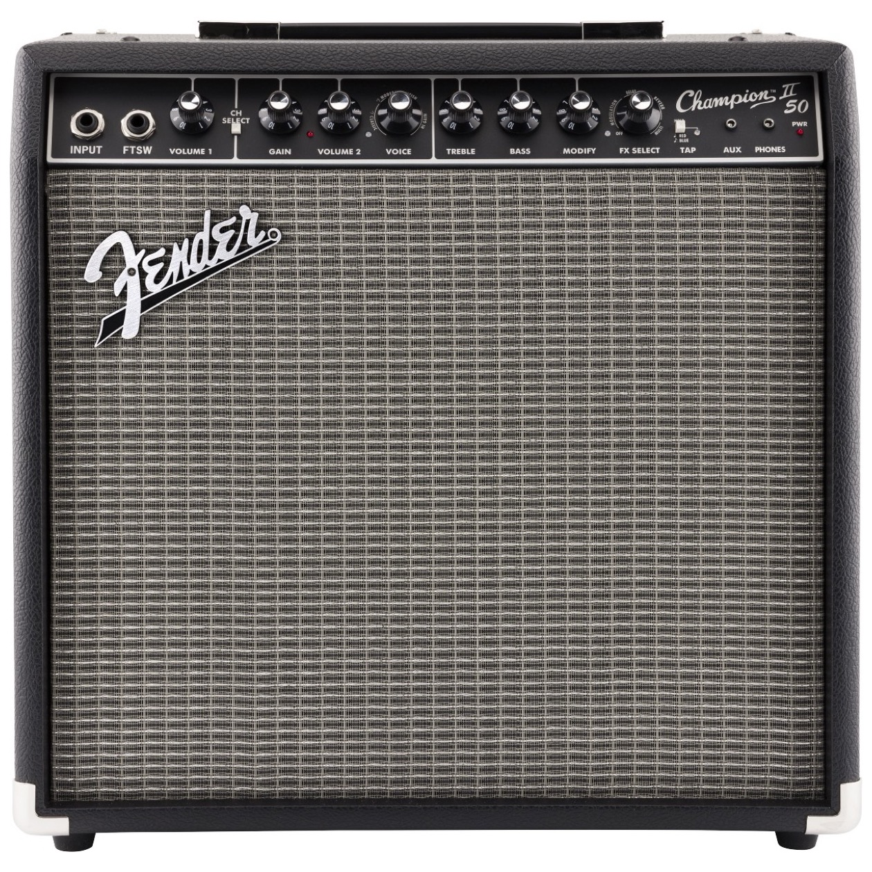 Fender Champion II 50 Gitaar Combo 50 Watt, 1 x 12" Fender Special Design Speakers NIEUW 2024 MODEL