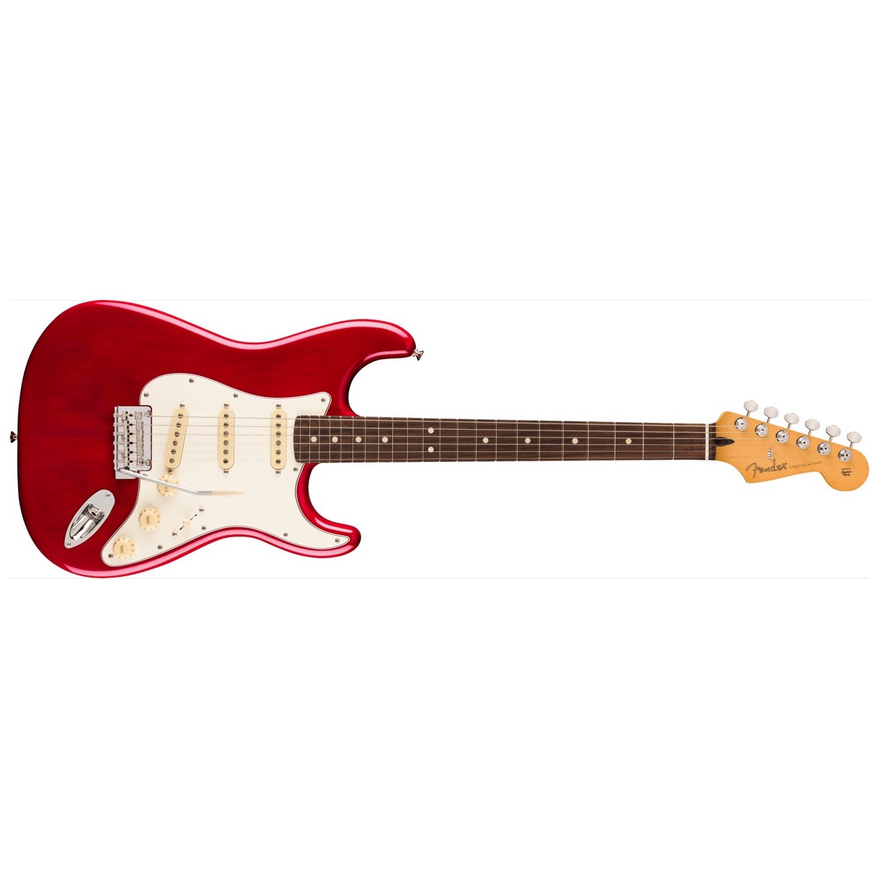 Fender Player II Stratocaster, Rosewood Fingerboard, Transparent Cherry Burst Elektrische Gitaar SUPERPRIJS!