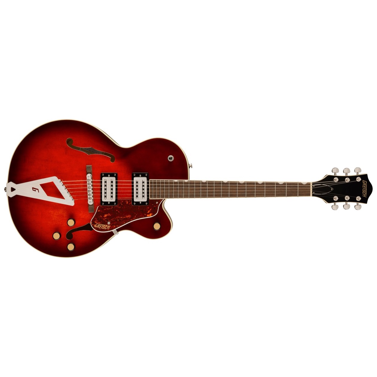 Gretsch G 2420 / G2420 Streamliner Hollow Body with Chromatic II, Laurel Fingerboard, Broad'Tron BT-3S Pickups, Claret Burst