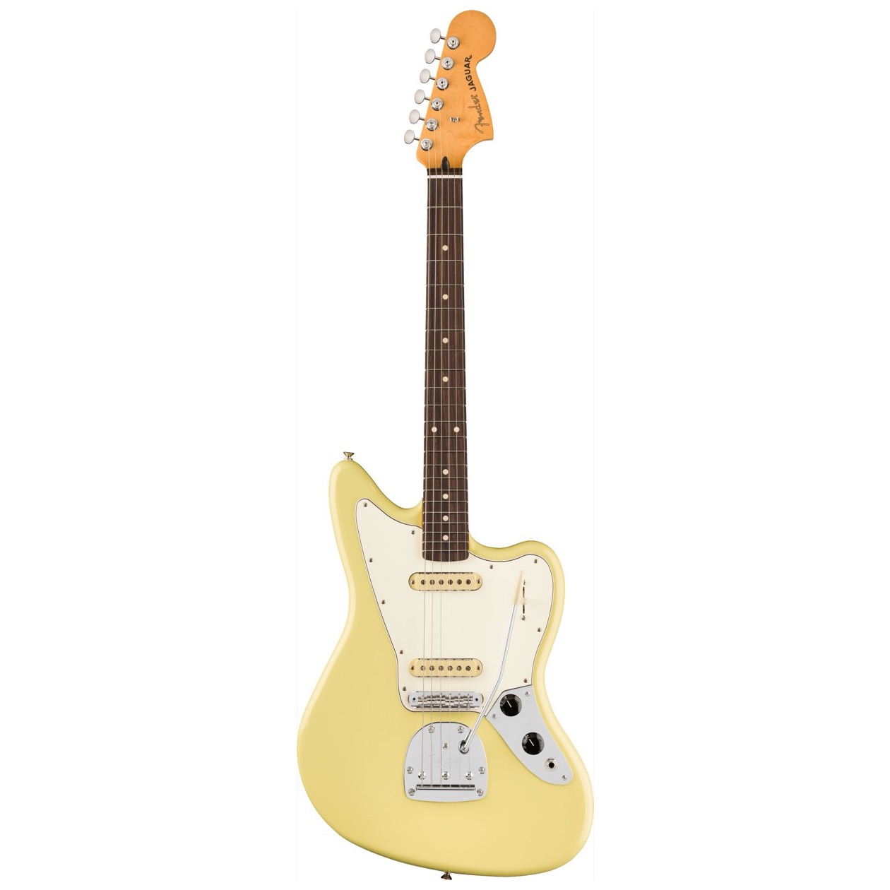 Fender Player II Jaguar, Rosewood Fingerboard, Hialeah Yellow Elektrische Gitaar SUPERPRIJS!