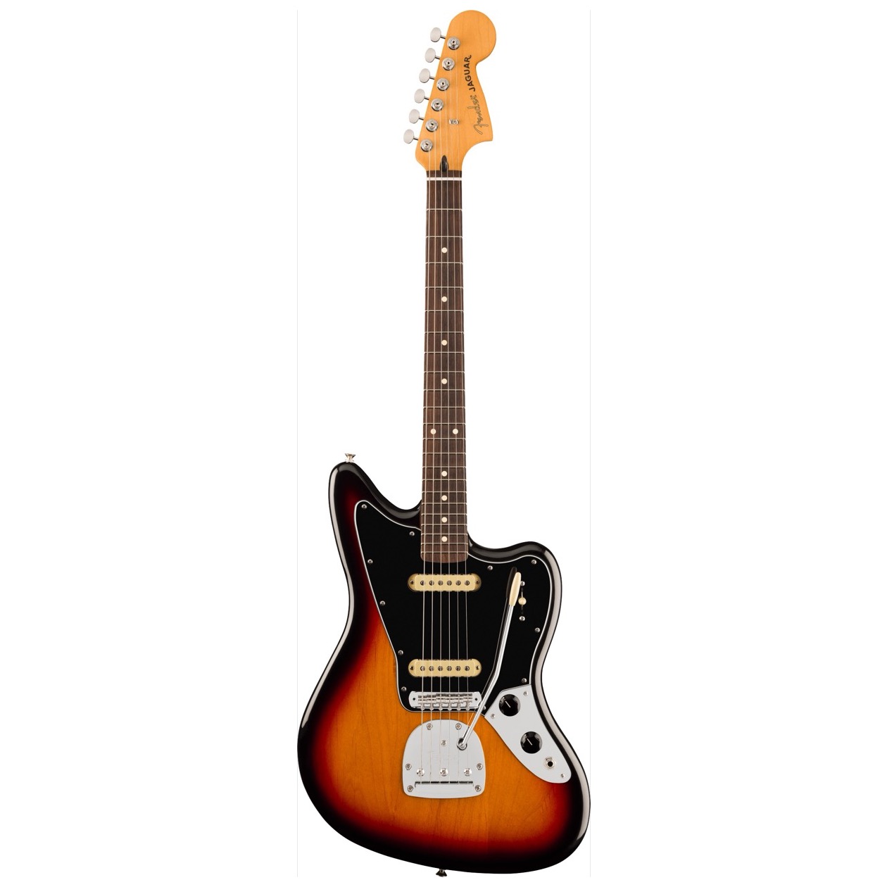 Fender Player II Jaguar, Rosewood Fingerboard, 3 Color Sunburst Elektrische Gitaar SUPERPRIJS!