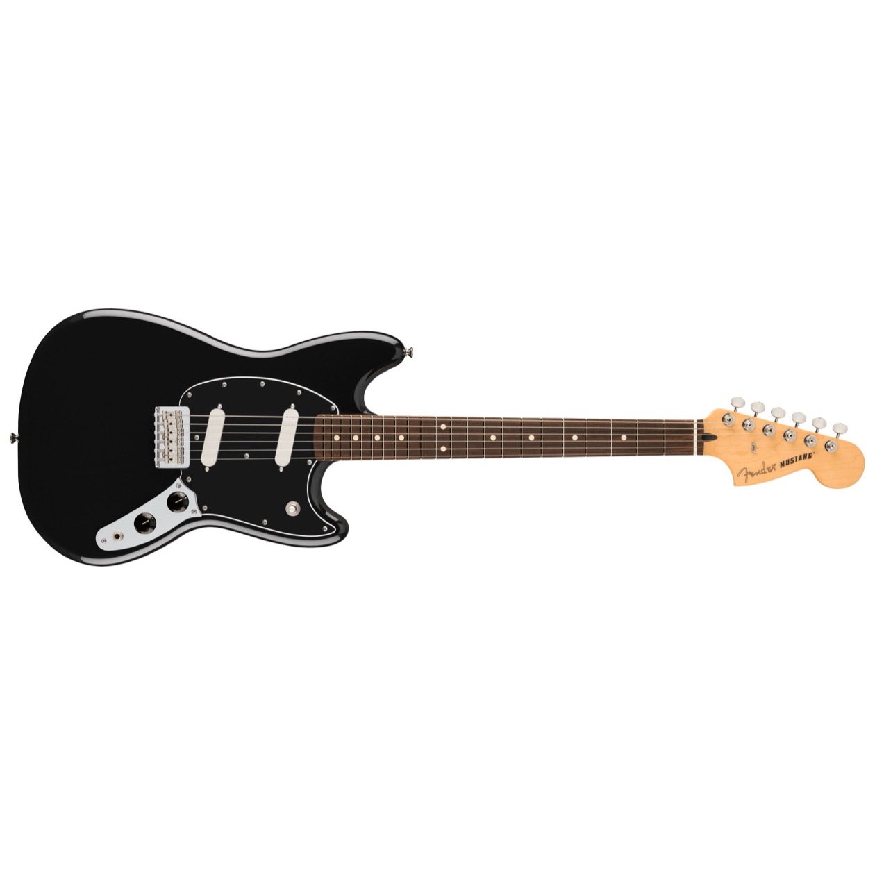 Fender Player II Mustang, Rosewood Fingerboard, Black Elektrische Gitaar SUPERPRIJS!