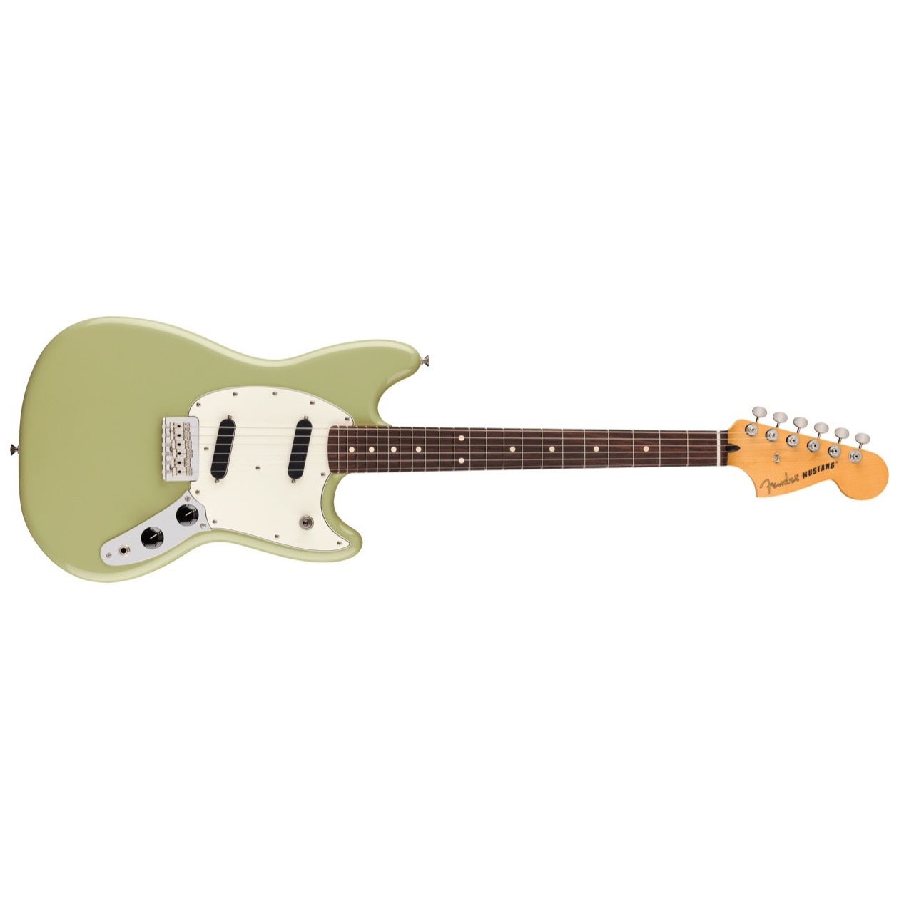 Fender Player II Mustang, Rosewood Fingerboard, Birch Green Elektrische Gitaar SUPERPRIJS!