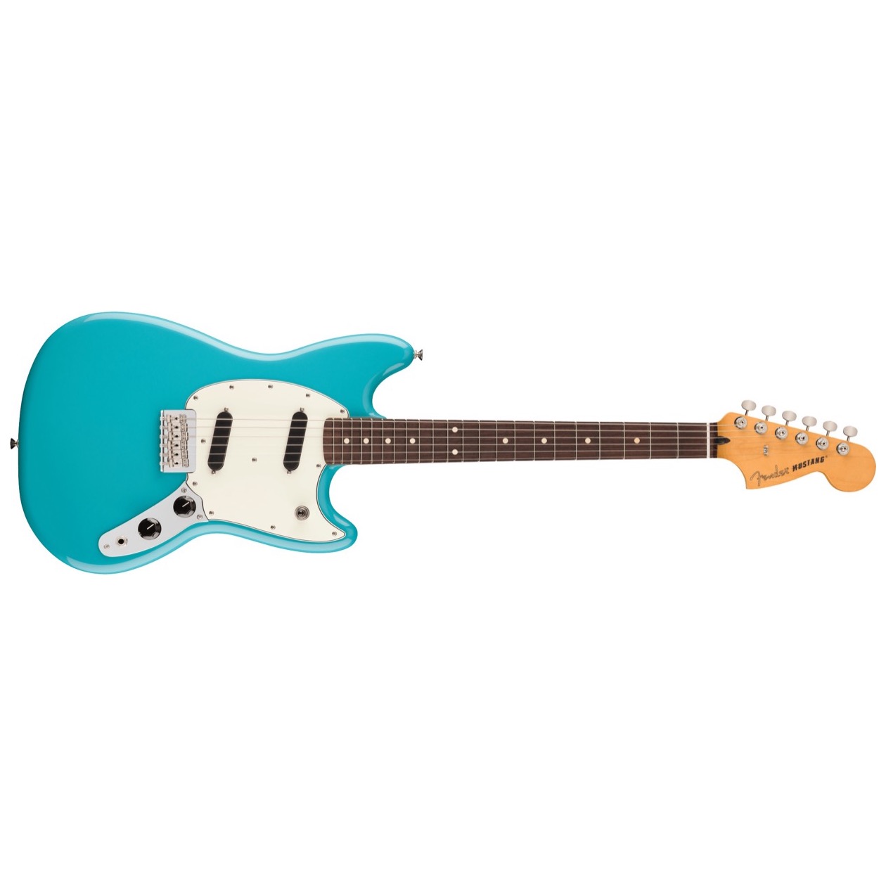 Fender Player II Mustang, Rosewood Fingerboard, Aquatone Blue Elektrische Gitaar SUPERPRIJS!