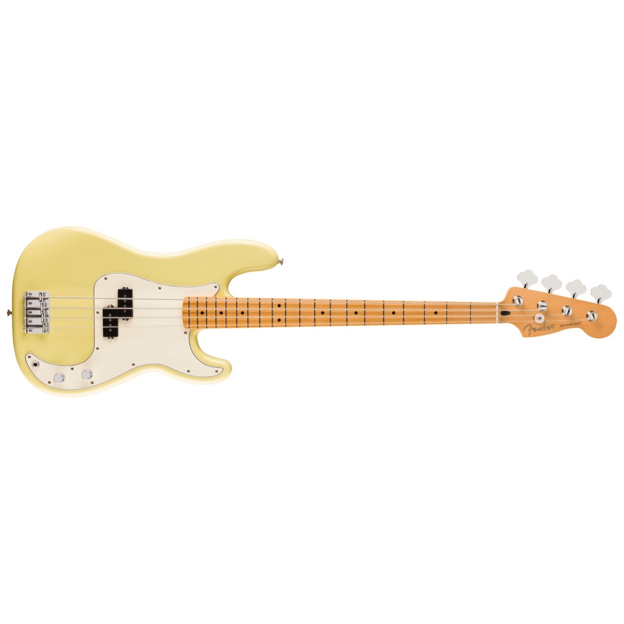 Fender Player II Precision Bass, Maple Fingerboard, Hialeah Yellow Elektrische Basgitaar SUPERPRIJS!