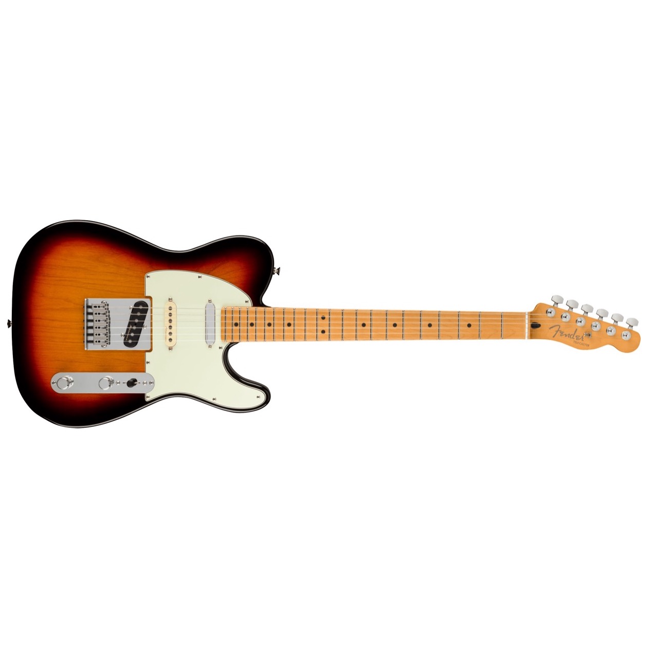 Fender Player Plus Nashville Telecaster, Maple Fingerboard, 3-Color Sunburst inclusief Fender Gig Bag SUPERPRIJS !