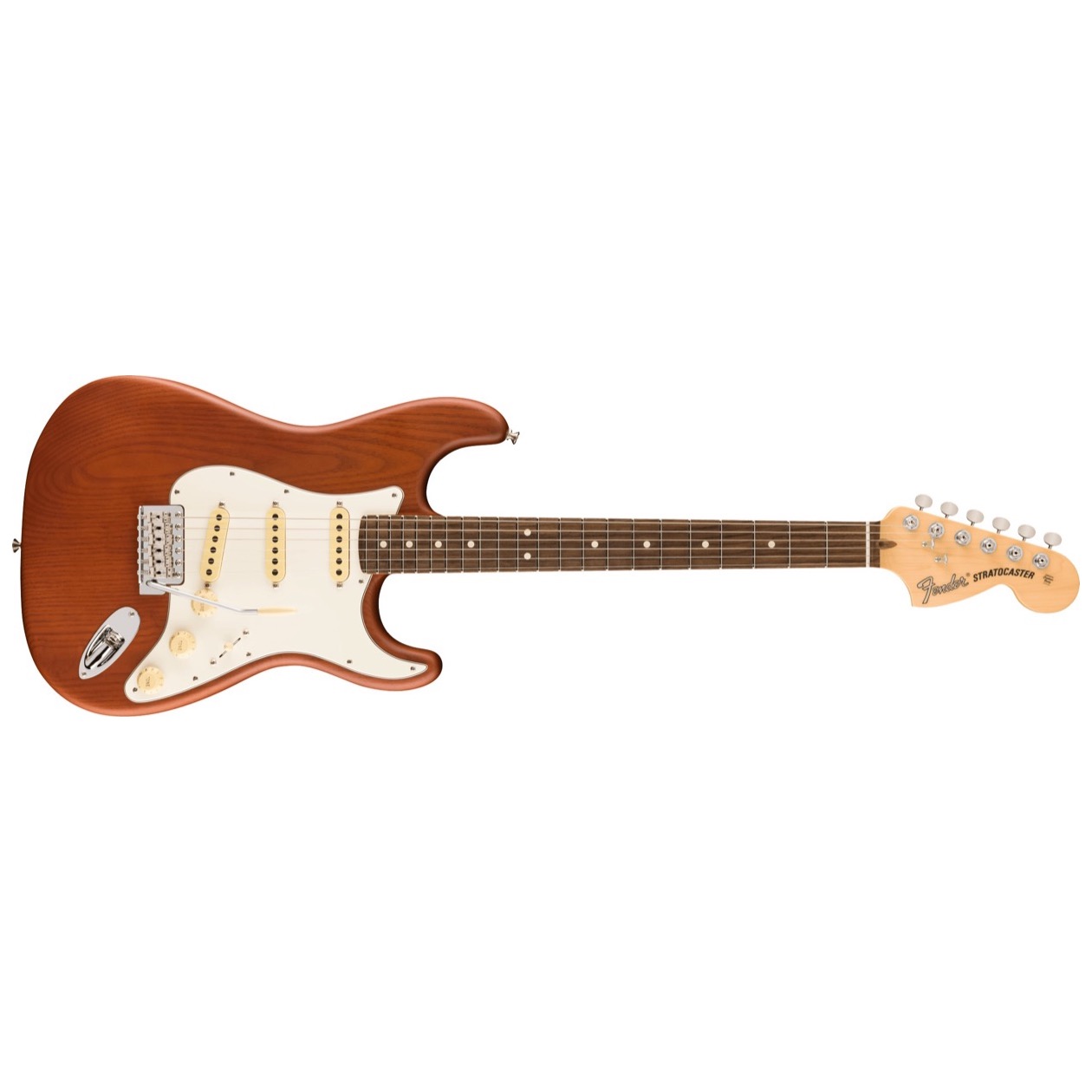 Fender American Performer Sassafras Stratocaster, USA Limited Edition, Rosewood Fingerboard, Mocha inclusief luxe Fender Gig Bag