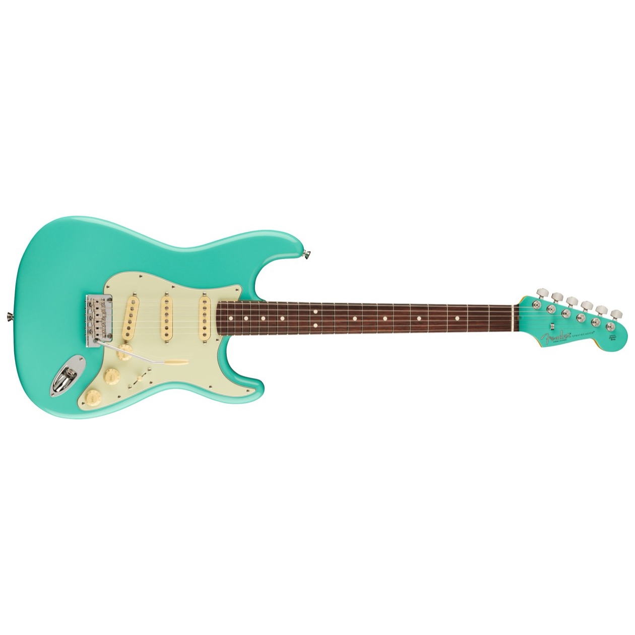 Fender American Professional II Stratocaster, Limited Edition, Rosewood Fingerboard, Sea Foam Green Inclusief Fender Deluxe Molded Case