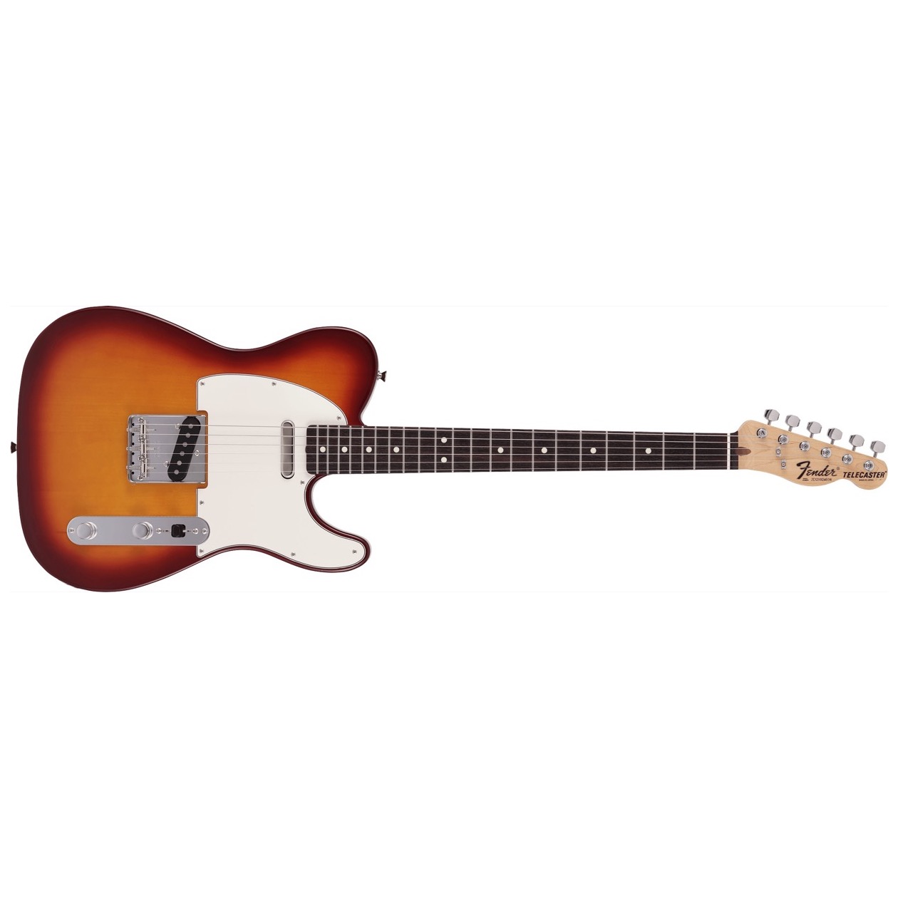 Fender Telecaster, Made in Japan, Limited International Color, Rosewood Fingerboard, Sienna Sunburst Inclusief Fender Gig Bag