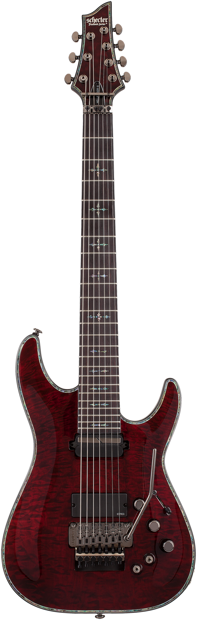 Schecter Hellraiser C-7 FR S, Black Cherry Elektrische Gitaar, TIJDELIJKE AANBIEDING EN DIRECT LEVERBAAR!