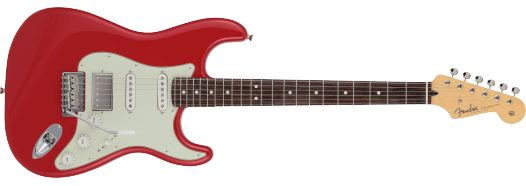 Fender 2024 Collection, Made in Japan Hybrid II Stratocaster HSS, Rosewood Fingerboard, Modena Red Inclusief Fender Gig Bag