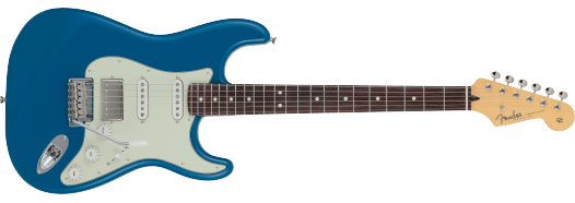 Fender 2024 Collection, Made in Japan Hybrid II Stratocaster HSS, Rosewood Fingerboard, Forest Blue Inclusief Fender Gig Bag