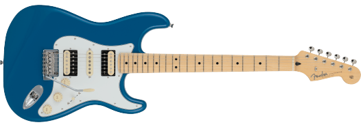 Fender 2024 Collection, Made in Japan Hybrid II Stratocaster HSH, Maple Fingerboard, Forest Blue Inclusief Fender Gig Bag