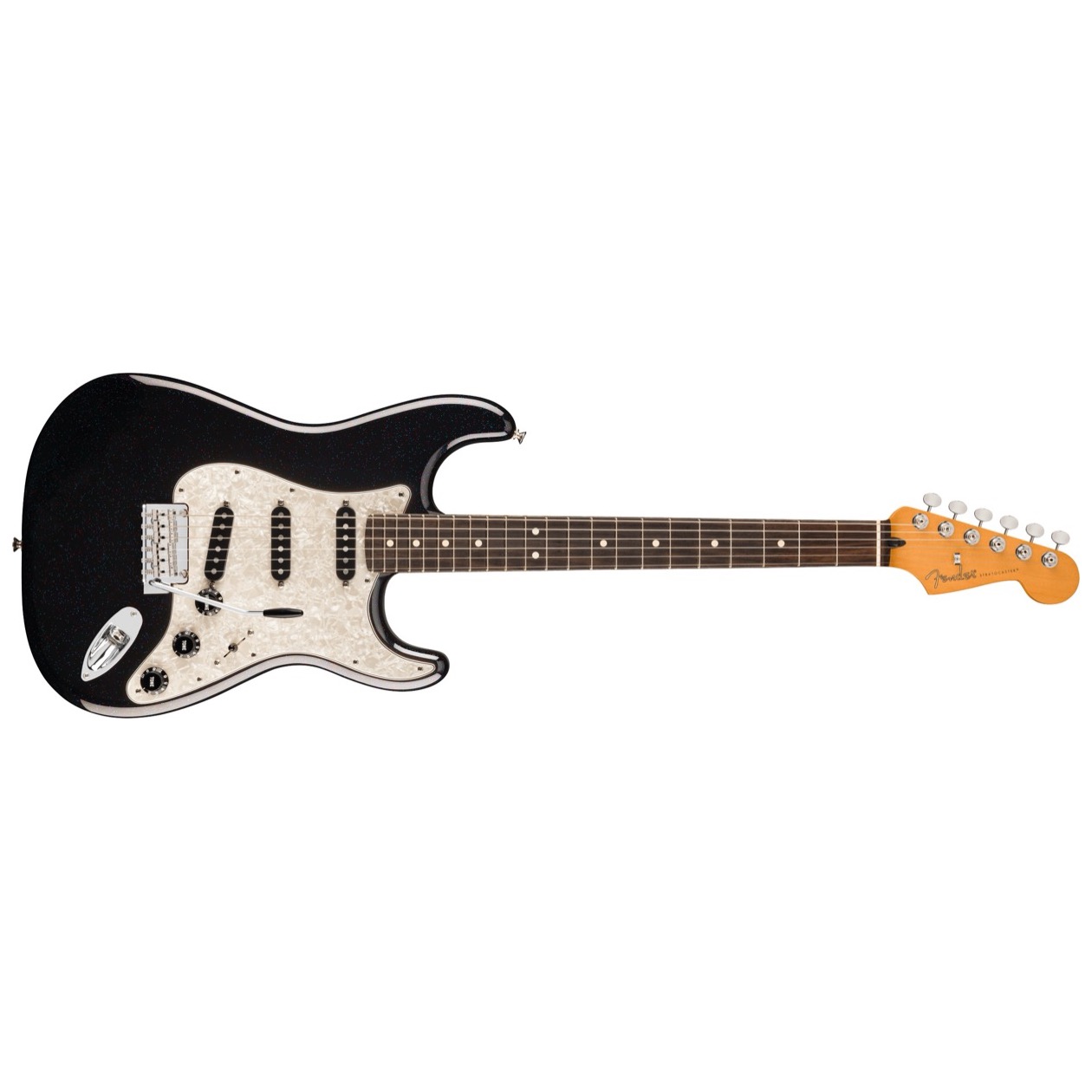 Fender 70th Anniversary Player Stratocaster, Rosewood Fingerboard, Nebula Noir Inclusief Fender Deluxe Gig Bag