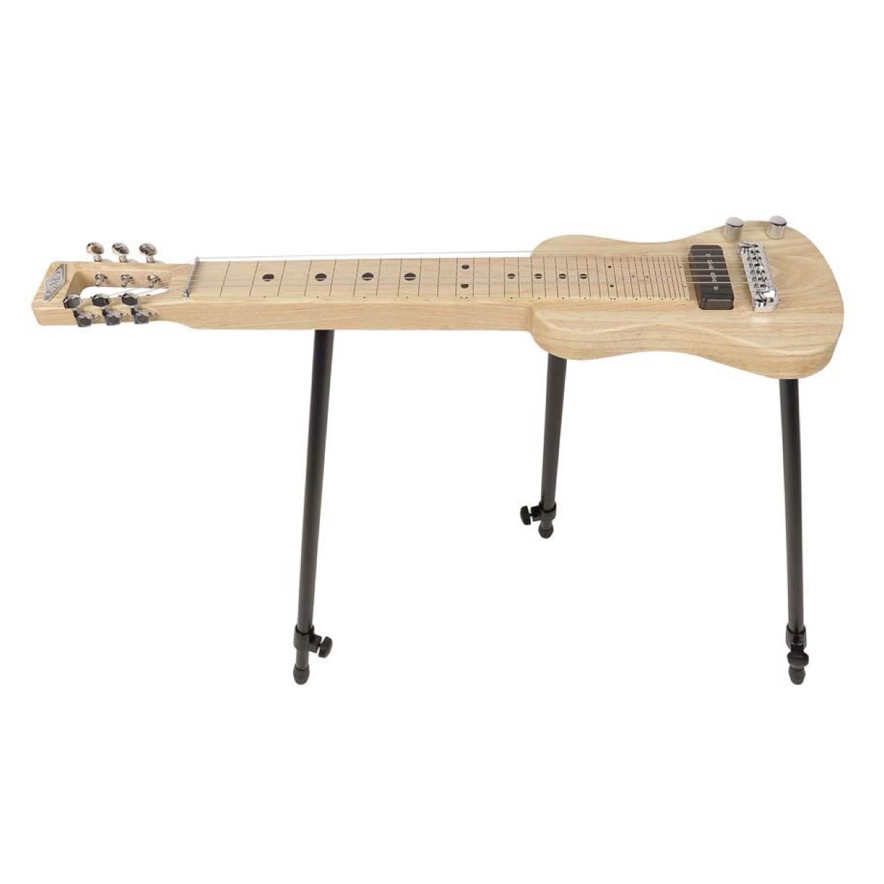 SX LG 2 ASH NA / LG2ASHNA Lap steel gitaar lapsteel gitaar, USA swamp ash, met tas en driepoot standaard, naturel