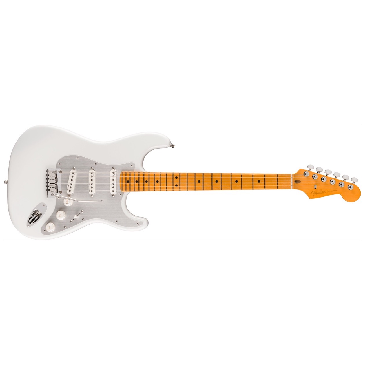 Fender American Ultra II Stratocaster, Maple Fingerboard, Avalanche inclusief Fender Deluxe Molded Case