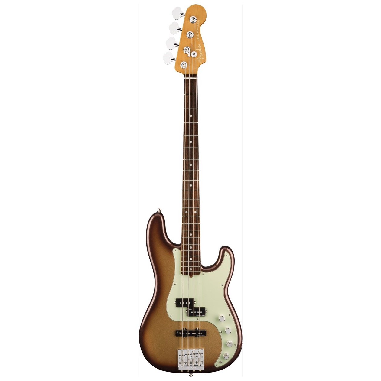 Fender American Ultra Precision Bass, Rosewood Fingerboard, Mocha Burst inclusief Fender Elite Molded Case