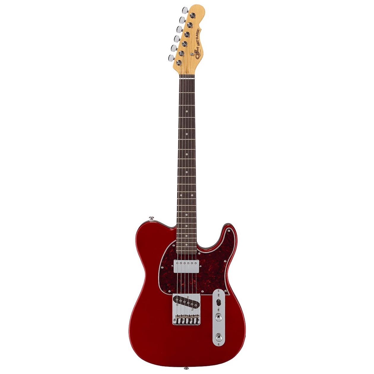 G&L Tribute ASAT Classic Bluesboy Candy Apple Red, Poplar Elektrische Gitaar