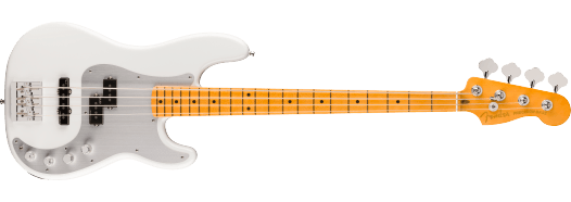 Fender American Ultra II Precision Bass, Maple Fingerboard, Avalanche inclusief Fender Deluxe Molded Case