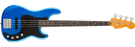 Fender American Ultra II Precision Bass, Ebony Fingerboard, Noble Blue inclusief Fender Deluxe Molded Case