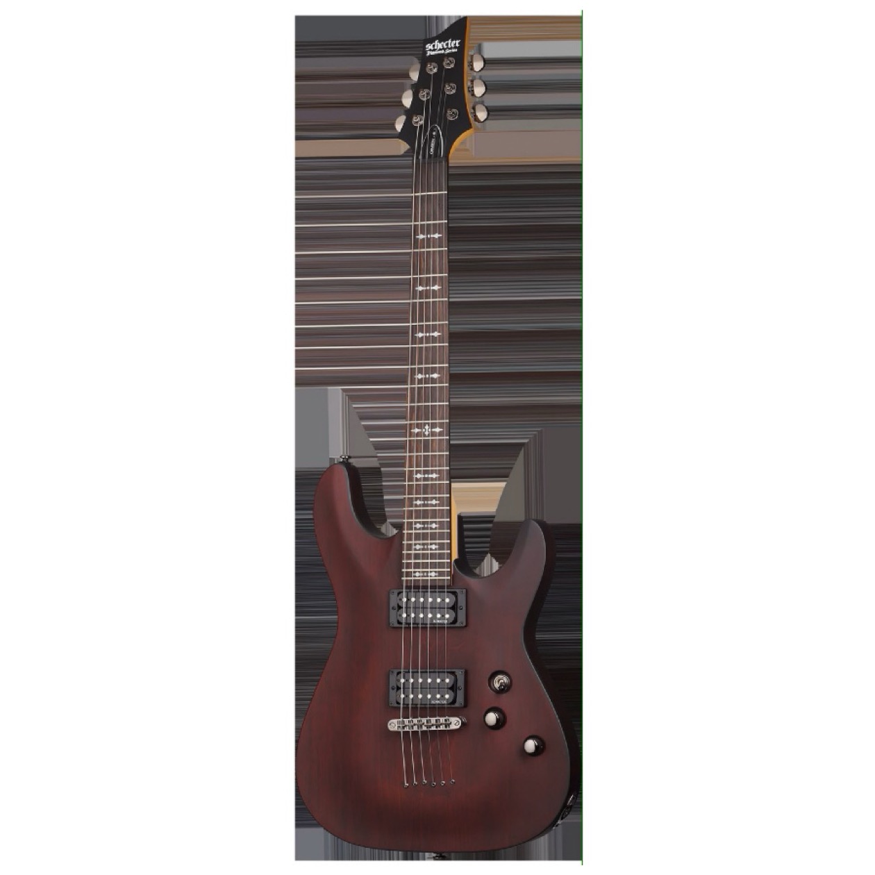 Schecter Omen 6 Walnut Satin (WSN) Elektrische Gitaar